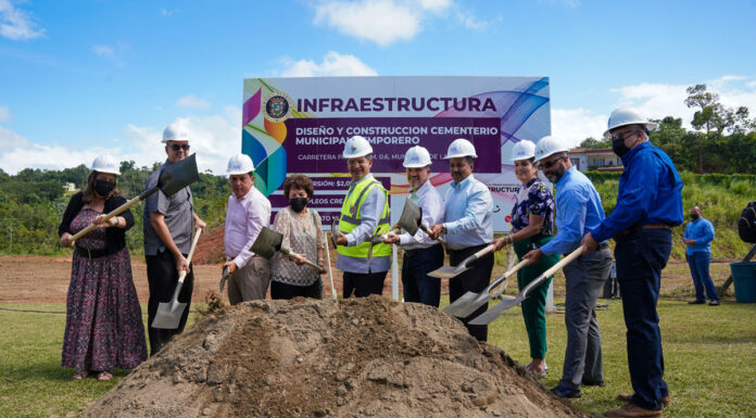 COMIENZA CONSTRUCCIÓN DE CEMENTERIO MUNICIPAL TEMPORERO DE LARES