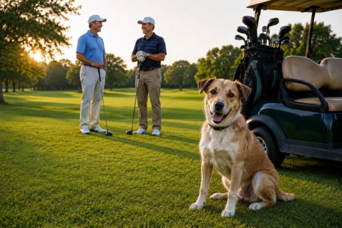 Perro y golf 6-26